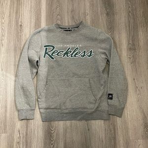 Young & Reckless Grey Crewneck